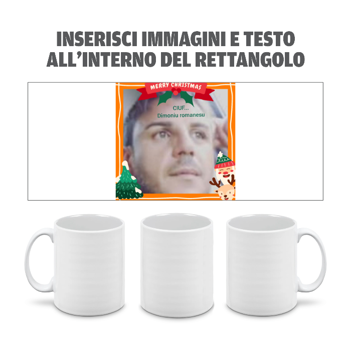 Tazza in Ceramica Personalizzata con Foto e Scritte