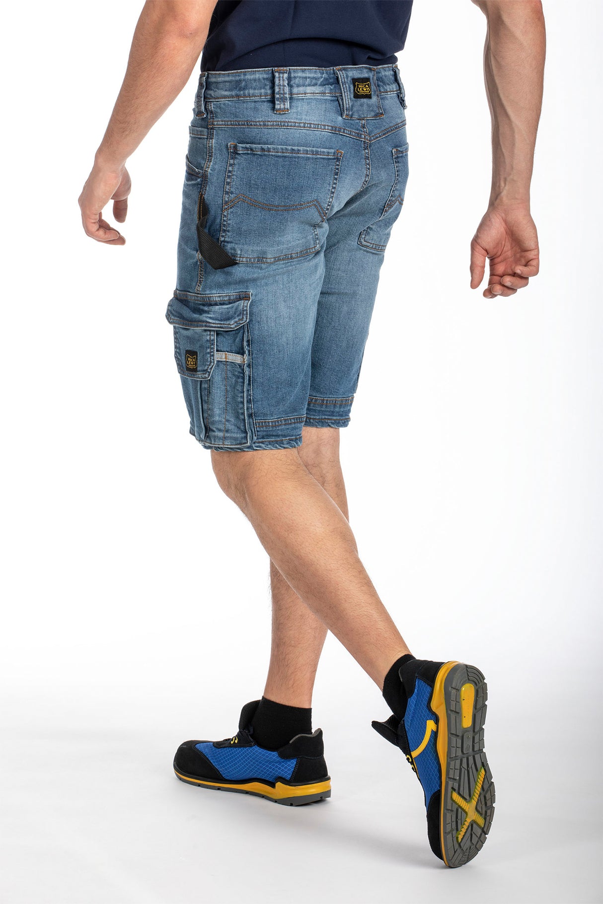 SUNJOB JEANS CORTI IN DENIM STRETCH FIBREFLEX A 7 TASCHE – RICA LEWIS