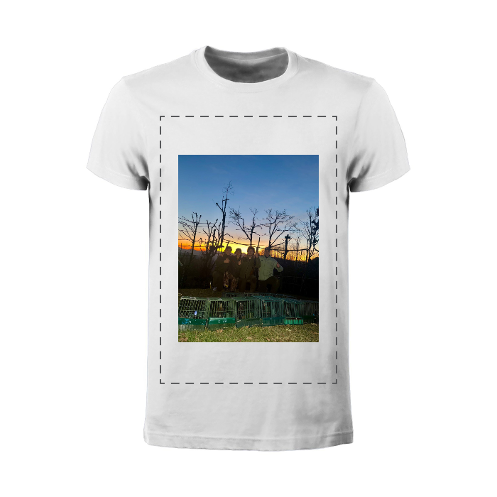 T-Shirt Personalizzabile con Foto e Scritta - Festa di Laurea, Celibato, Nubilato e Compleanno