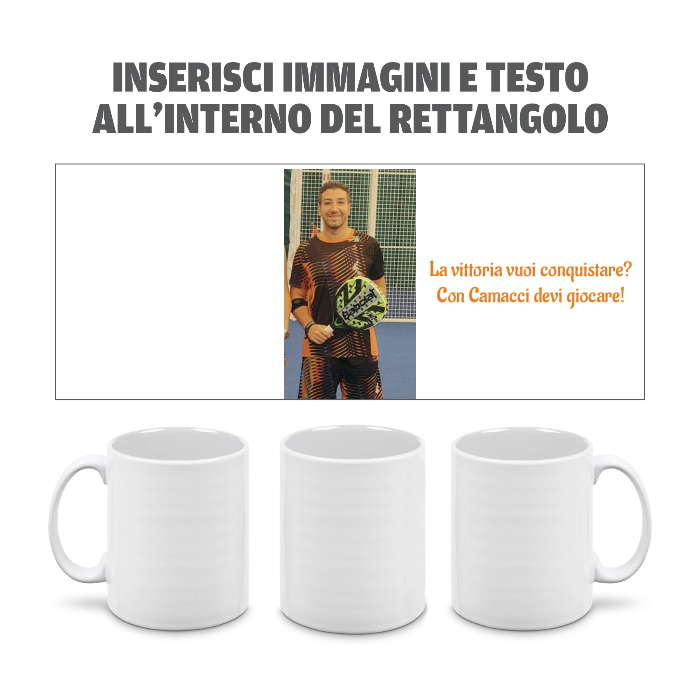 Tazza in Ceramica Personalizzata con Foto e Scritte