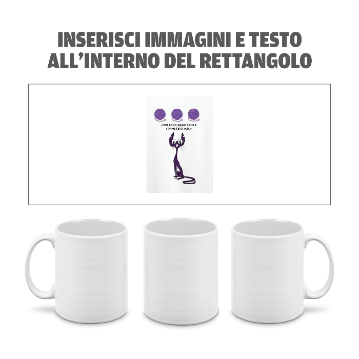Tazza in Ceramica Personalizzata con Foto e Scritte