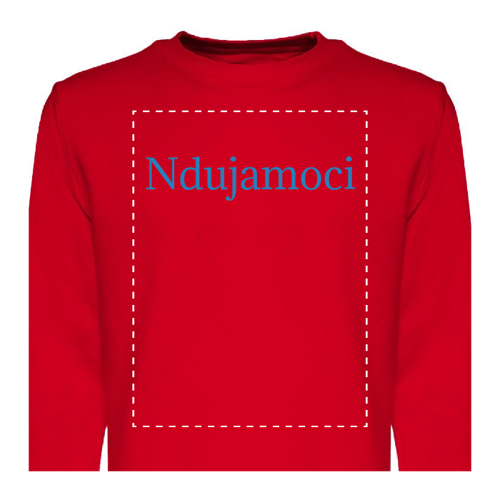 Felpa Girocollo in French Terry Personalizzabile F/R