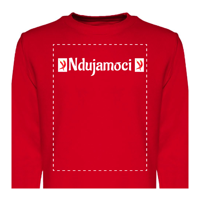 Felpa Girocollo in French Terry Personalizzabile F/R