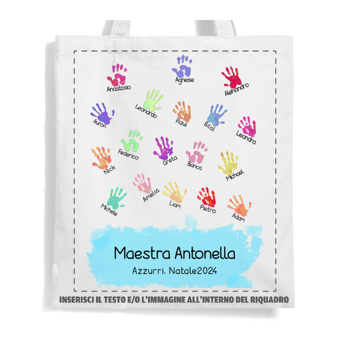 Shopper Personalizzabile con Foto e Scritta