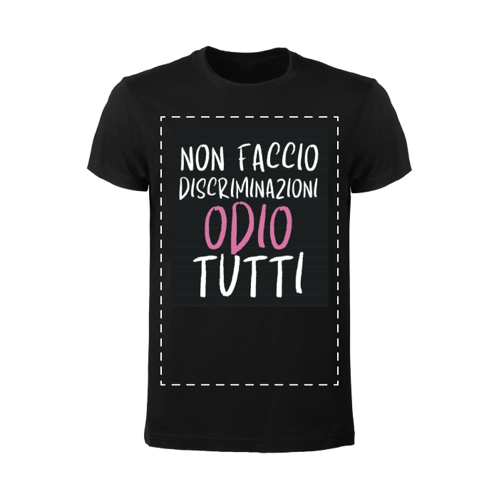T-Shirt Personalizzabile con Foto e Scritta - Festa di Laurea, Celibato, Nubilato e Compleanno