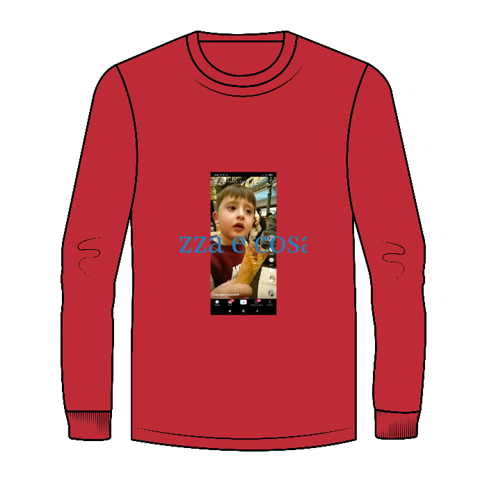 T-SHIRT KIDS VALUEWEIGHT LONG SLEEVE T - FRUIT OF THE LOOM