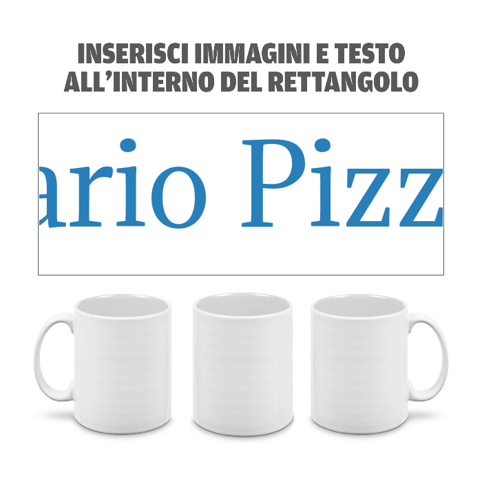 Tazza in Ceramica Personalizzata con Foto e Scritte