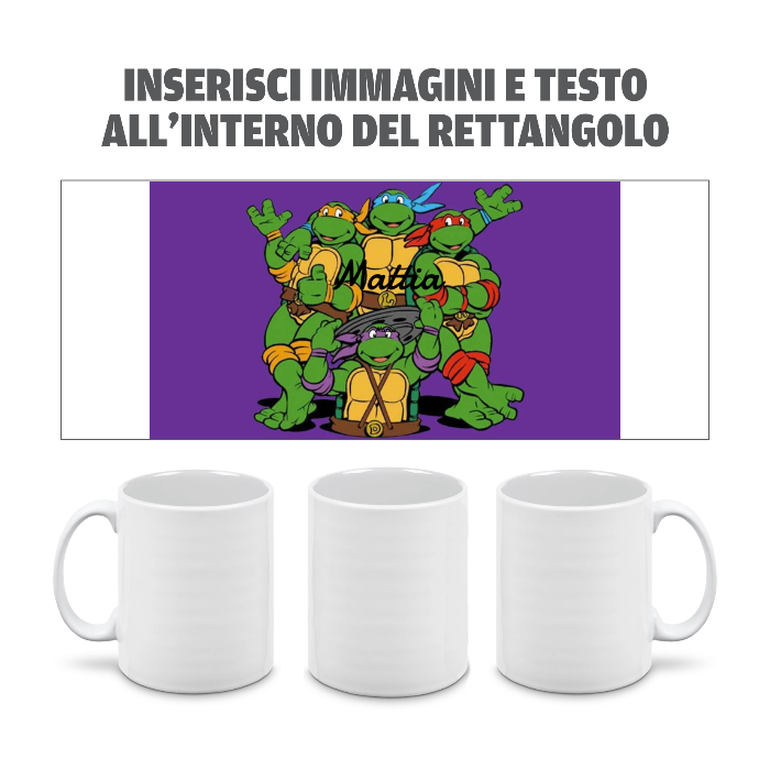 Tazza in Ceramica Personalizzata con Foto e Scritte