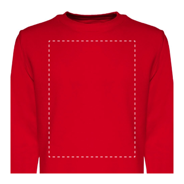 Felpa Girocollo in French Terry Personalizzabile F/R