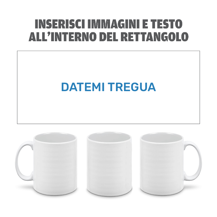 Tazza in Ceramica Personalizzata con Foto e Scritte