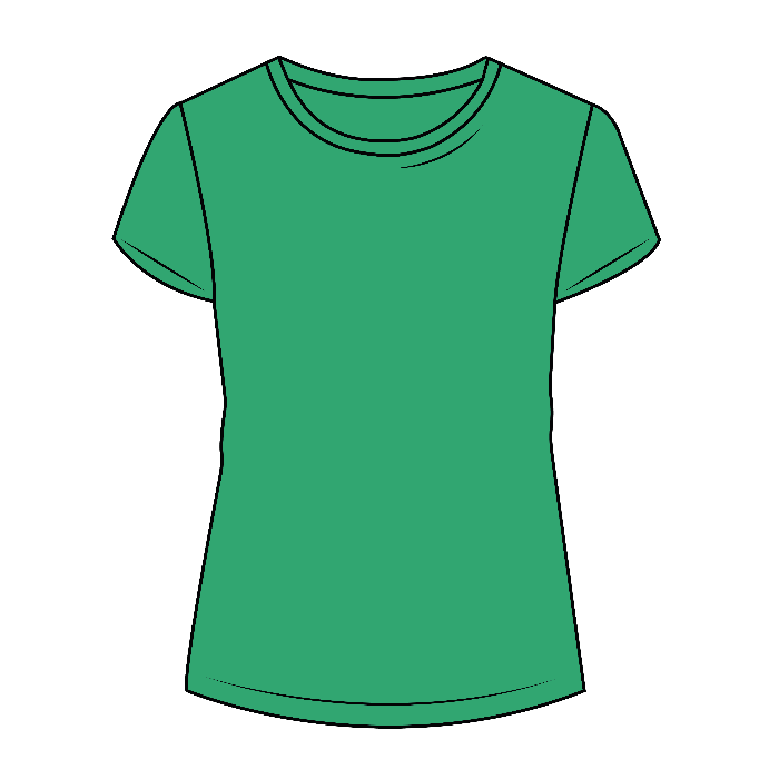 T-SHIRT LADIES ICONIC 150 T - FRUIT OF THE LOOM