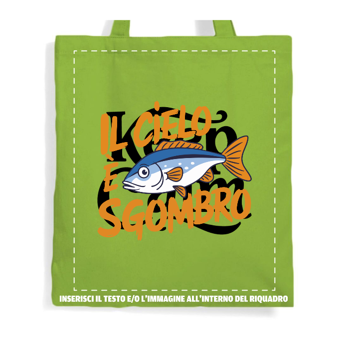 SHOPPER PREMIUM IN COTONE MANICO LUNGO 100% COTONE - PREMIUM BAG BS