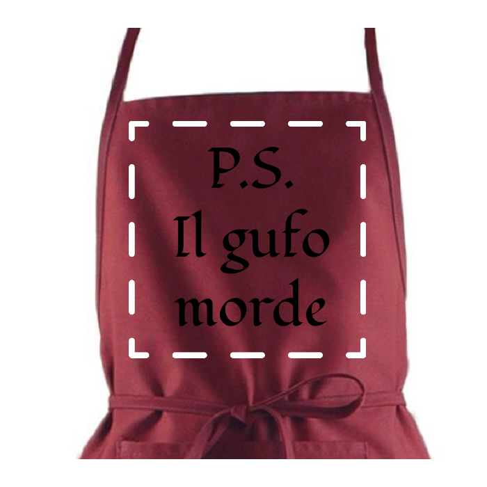 Grembiule da Cucina Personalizzabile con Foto e Scritta