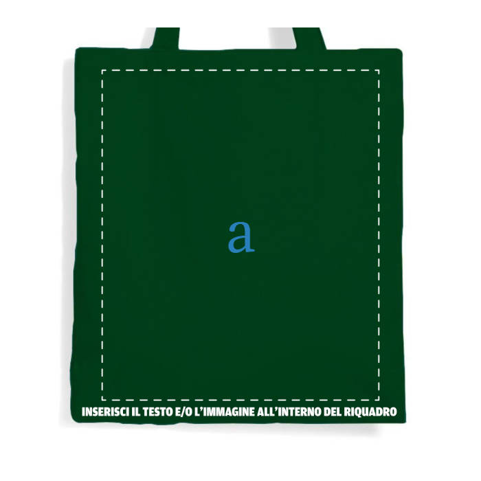 SHOPPER PREMIUM IN COTONE MANICO LUNGO 100% COTONE - PREMIUM BAG BS