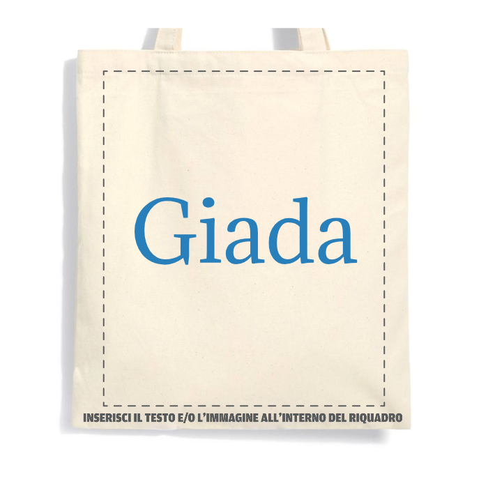 SHOPPER PREMIUM IN COTONE MANICO LUNGO 100% COTONE - PREMIUM BAG BS