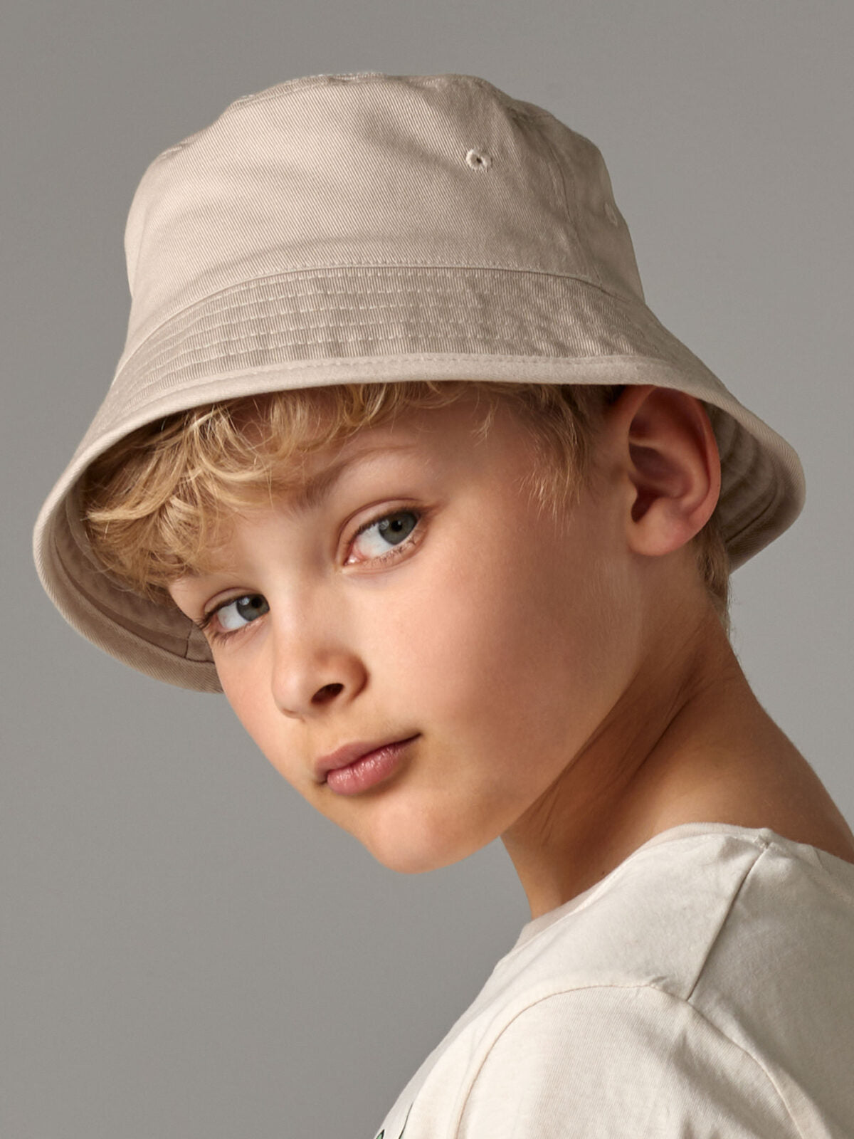 Cappello Bucket Bambino in Cotone Organico – Protezione Solare UPF50+ | Beechfield