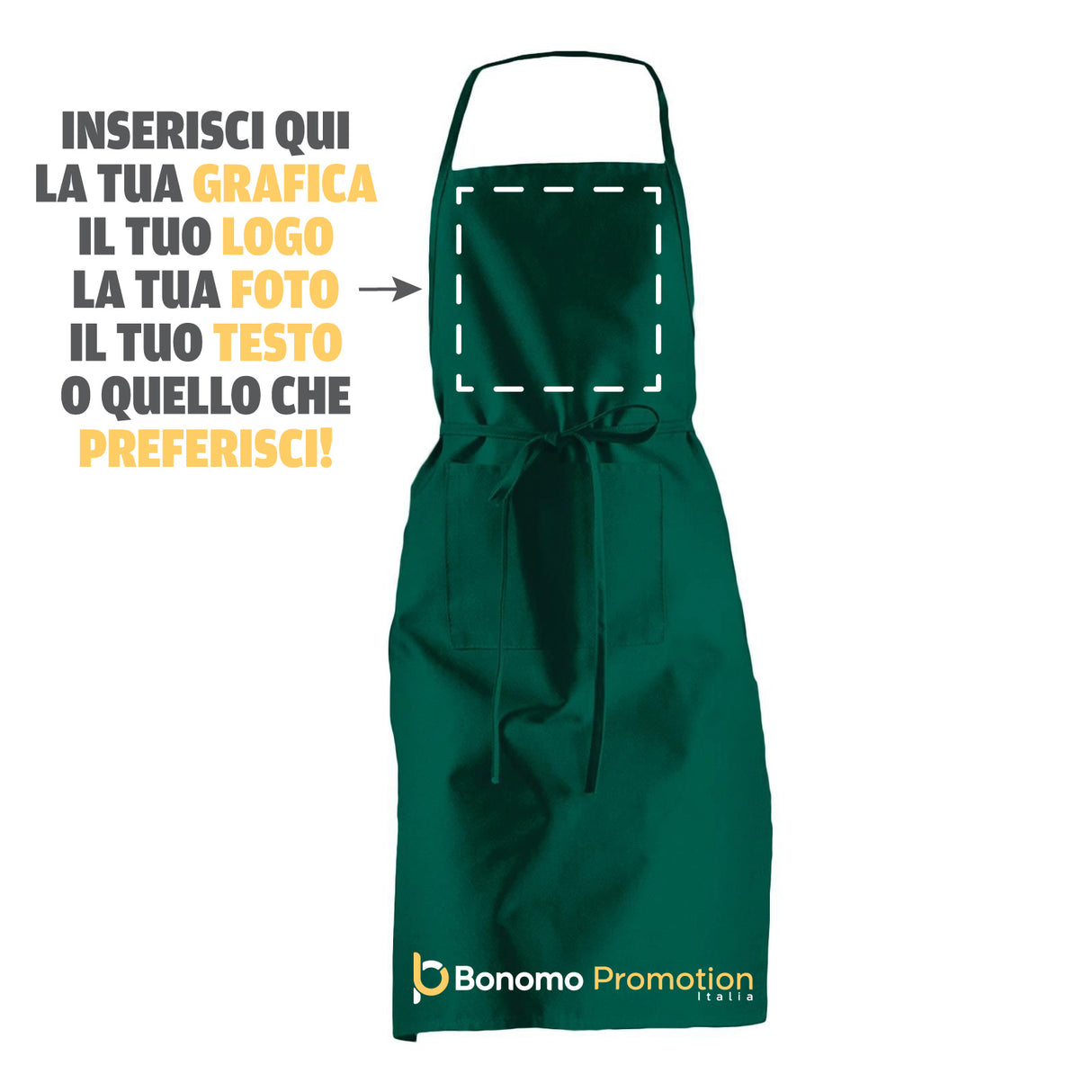 Grembiule da Cucina Personalizzabile con Foto e Scritta