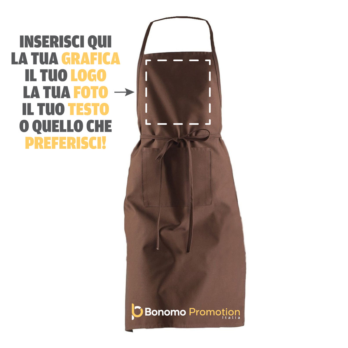 Grembiule da Cucina Personalizzabile con Foto e Scritta