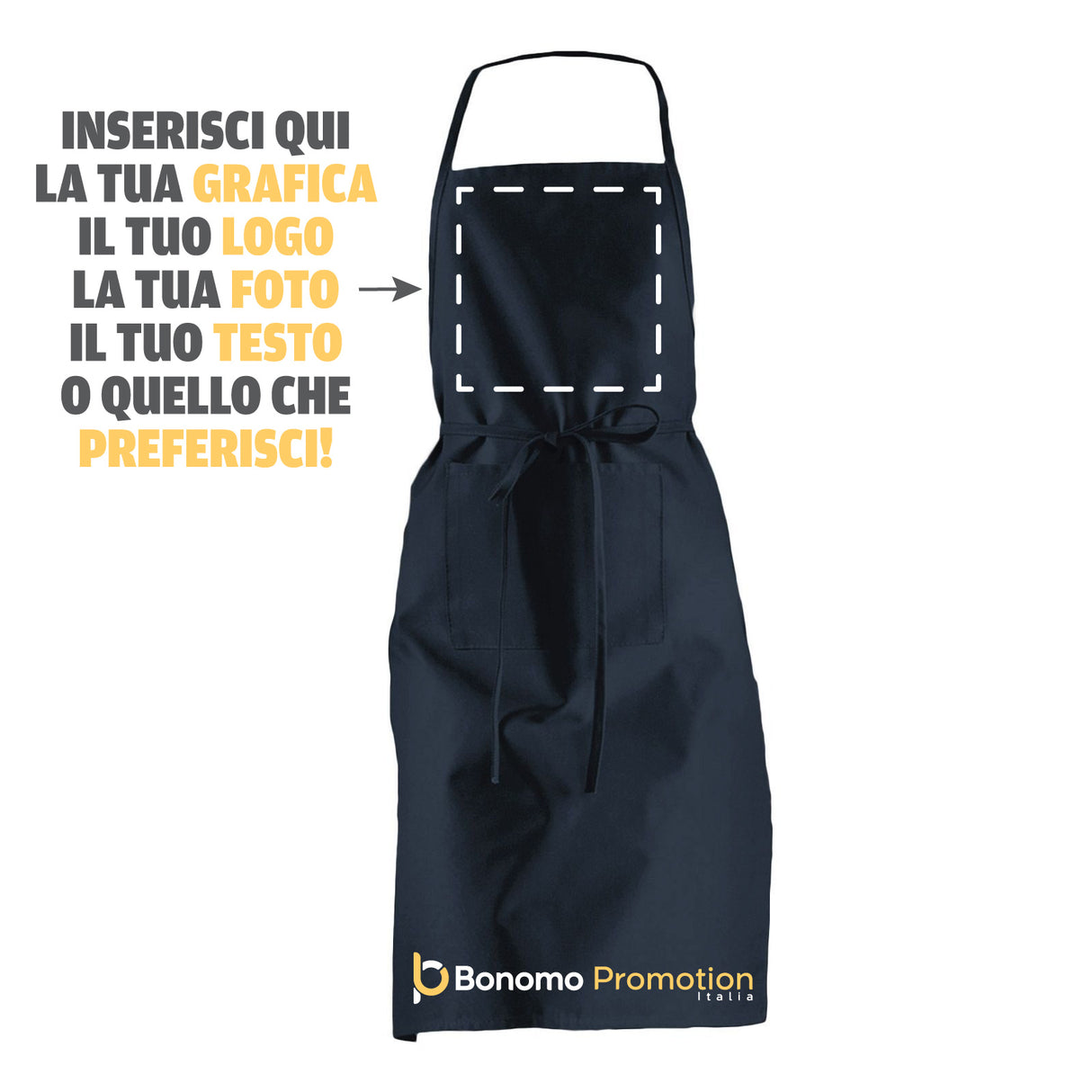 Grembiule da Cucina Personalizzabile con Foto e Scritta