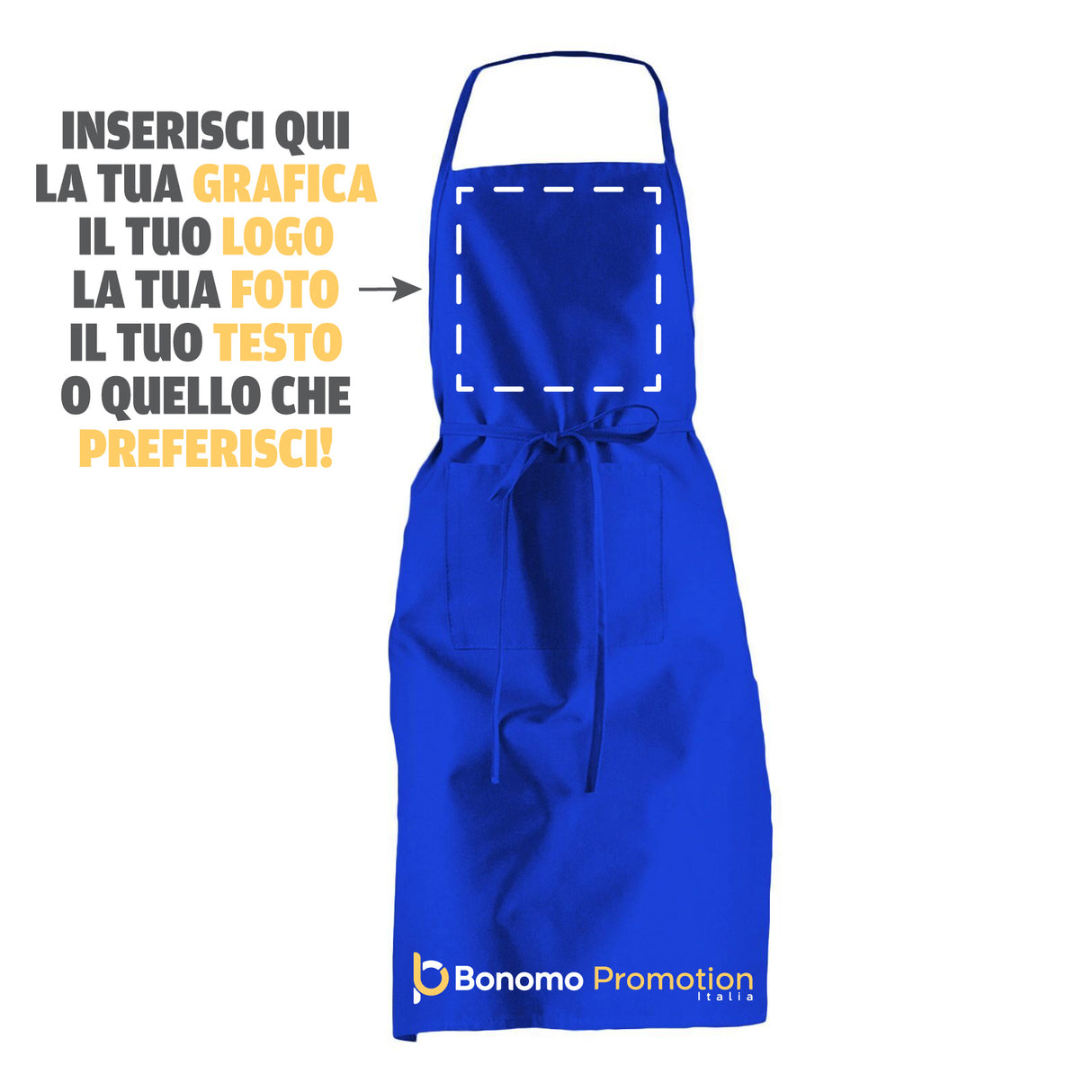 Grembiule da Cucina Personalizzabile con Foto e Scritta