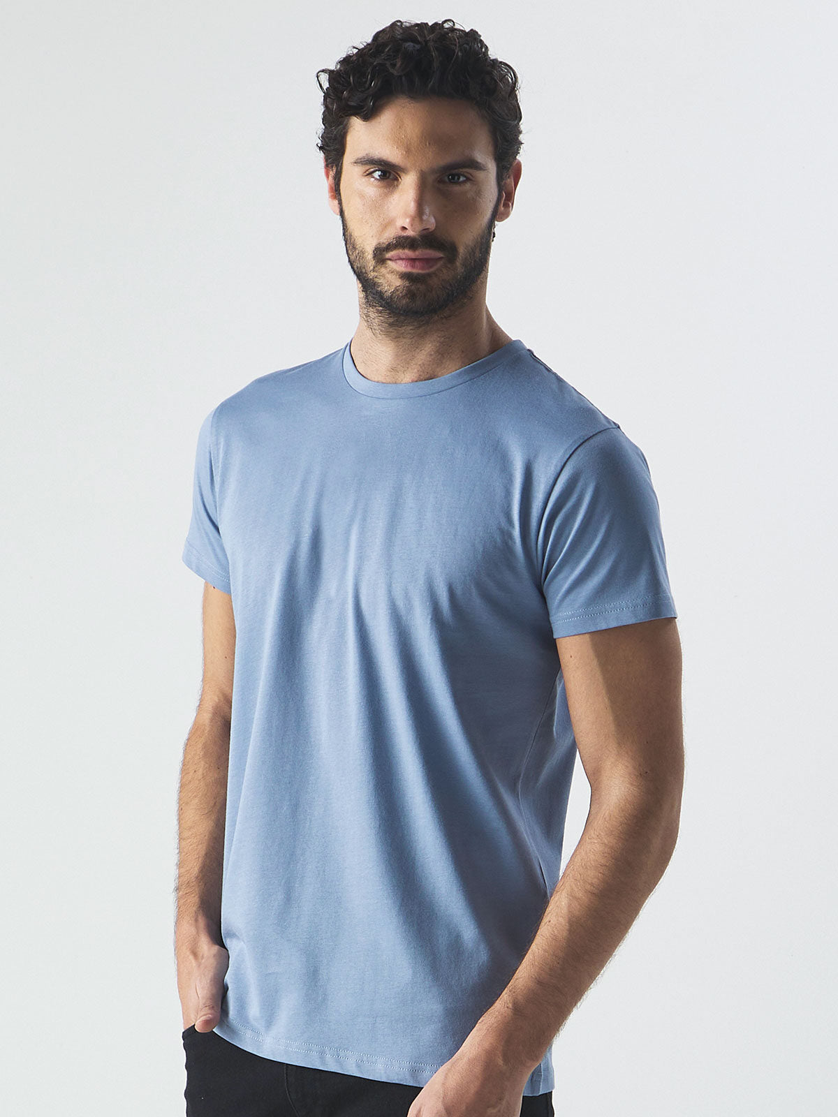 T-SHIRT COTONE ORGANICO MOON - BS laterale