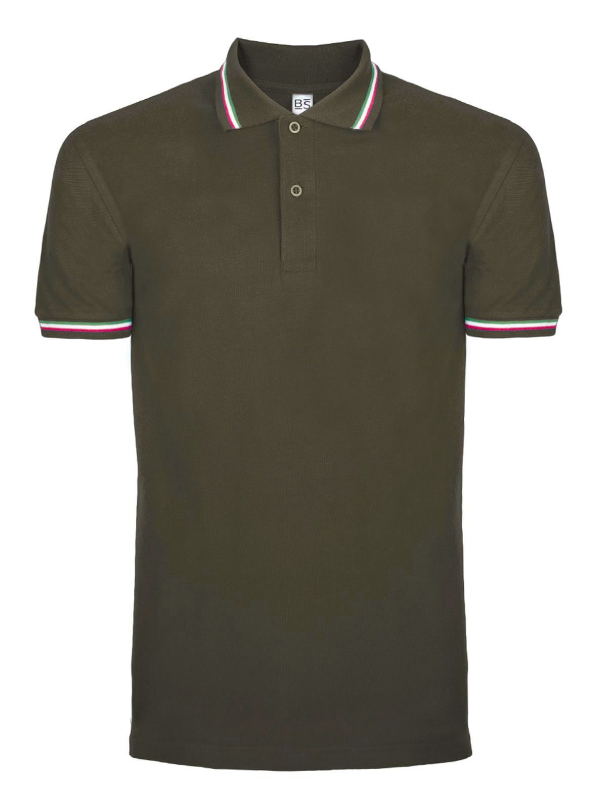 POLO UOMO TRICOLOR ITALY - BS