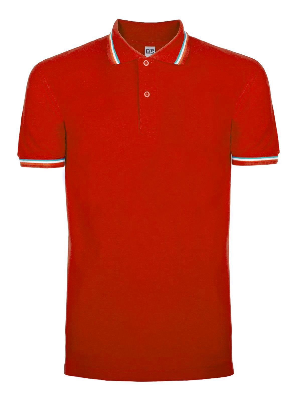 POLO UOMO TRICOLOR ITALY - BS