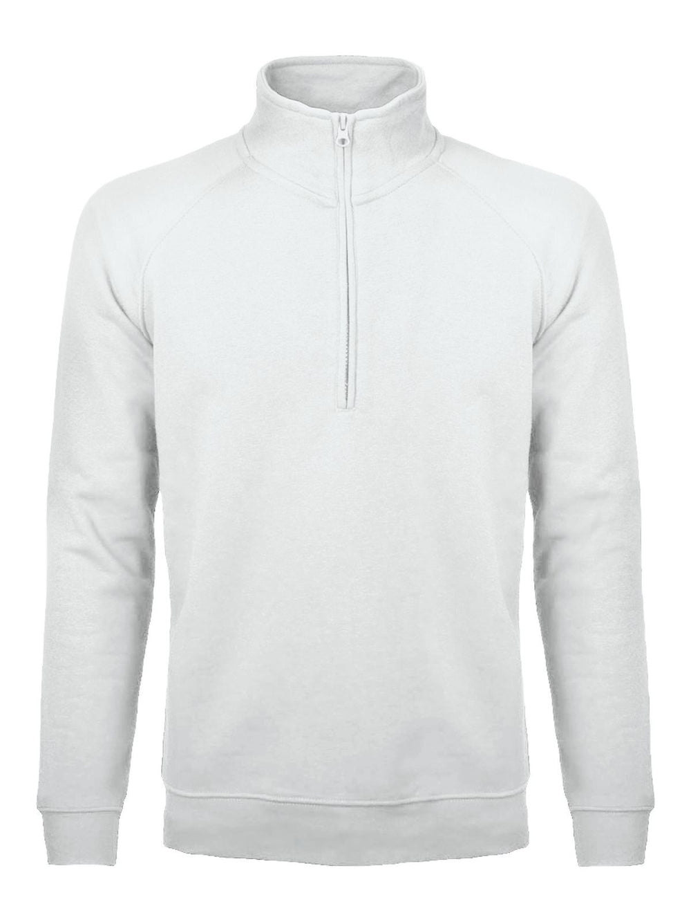 FELPA SIRIO MEZZA ZIP CON MANICHE RAGLAN IN COTONE E POLIESTERE - BS