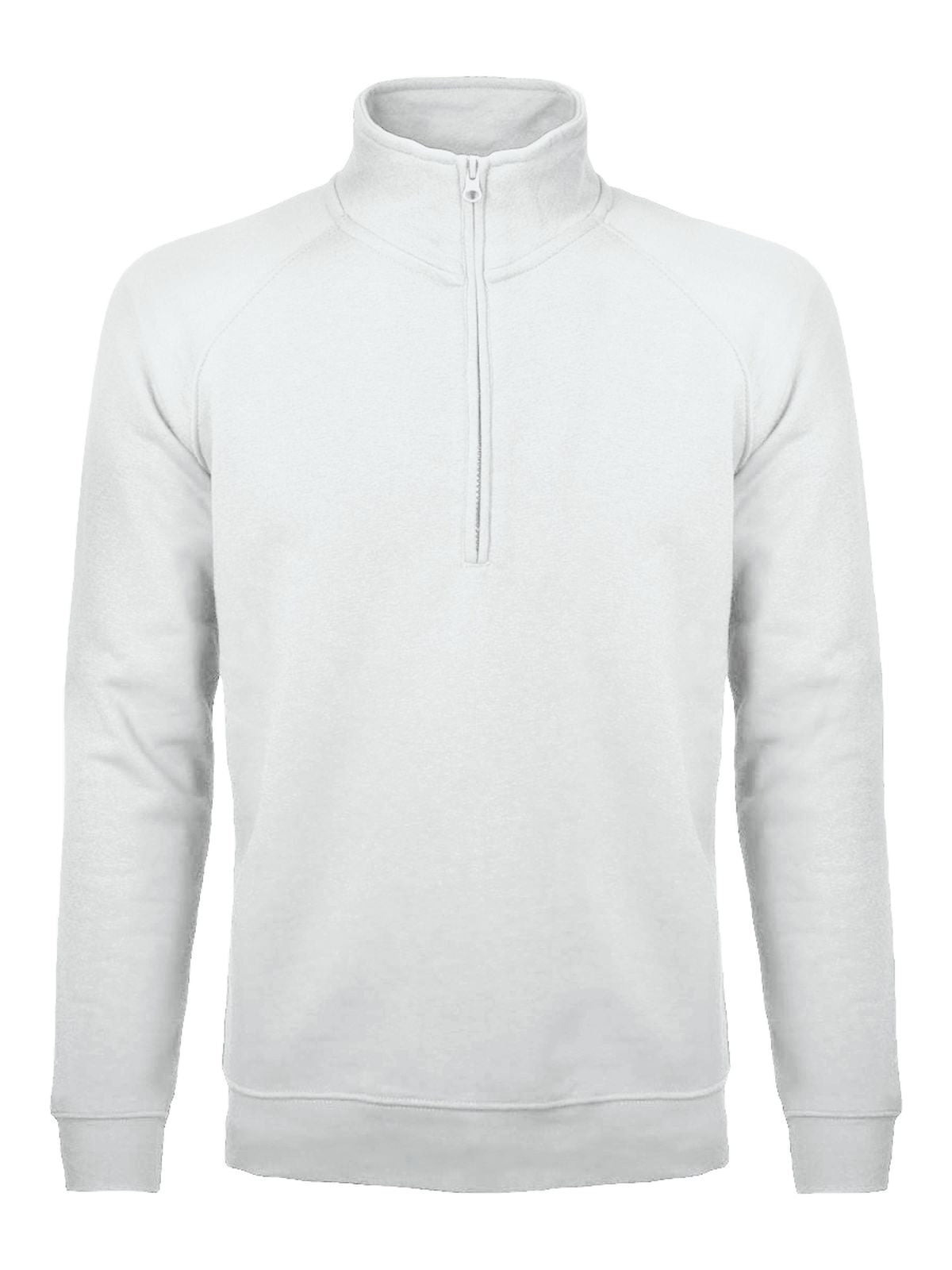 FELPA SIRIO MEZZA ZIP CON MANICHE RAGLAN IN COTONE E POLIESTERE - BS