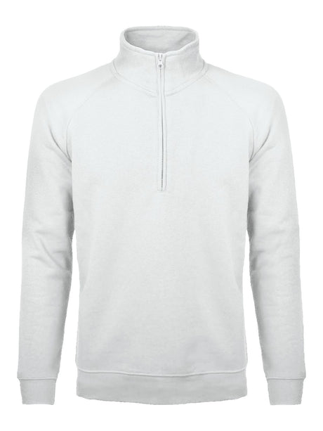 FELPA SIRIO MEZZA ZIP CON MANICHE RAGLAN IN COTONE E POLIESTERE - BS