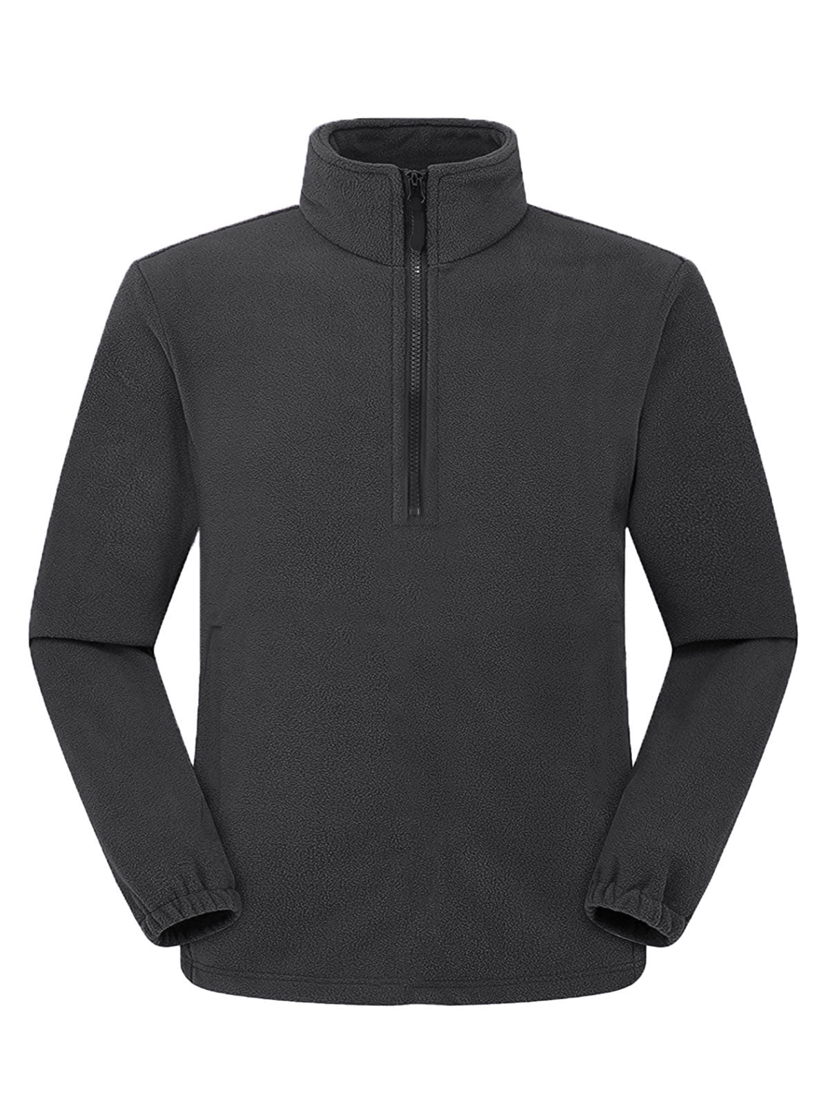 MICROPILE UOMO 100% POLIESTERE MEZZA ZIP - POLARIS BS