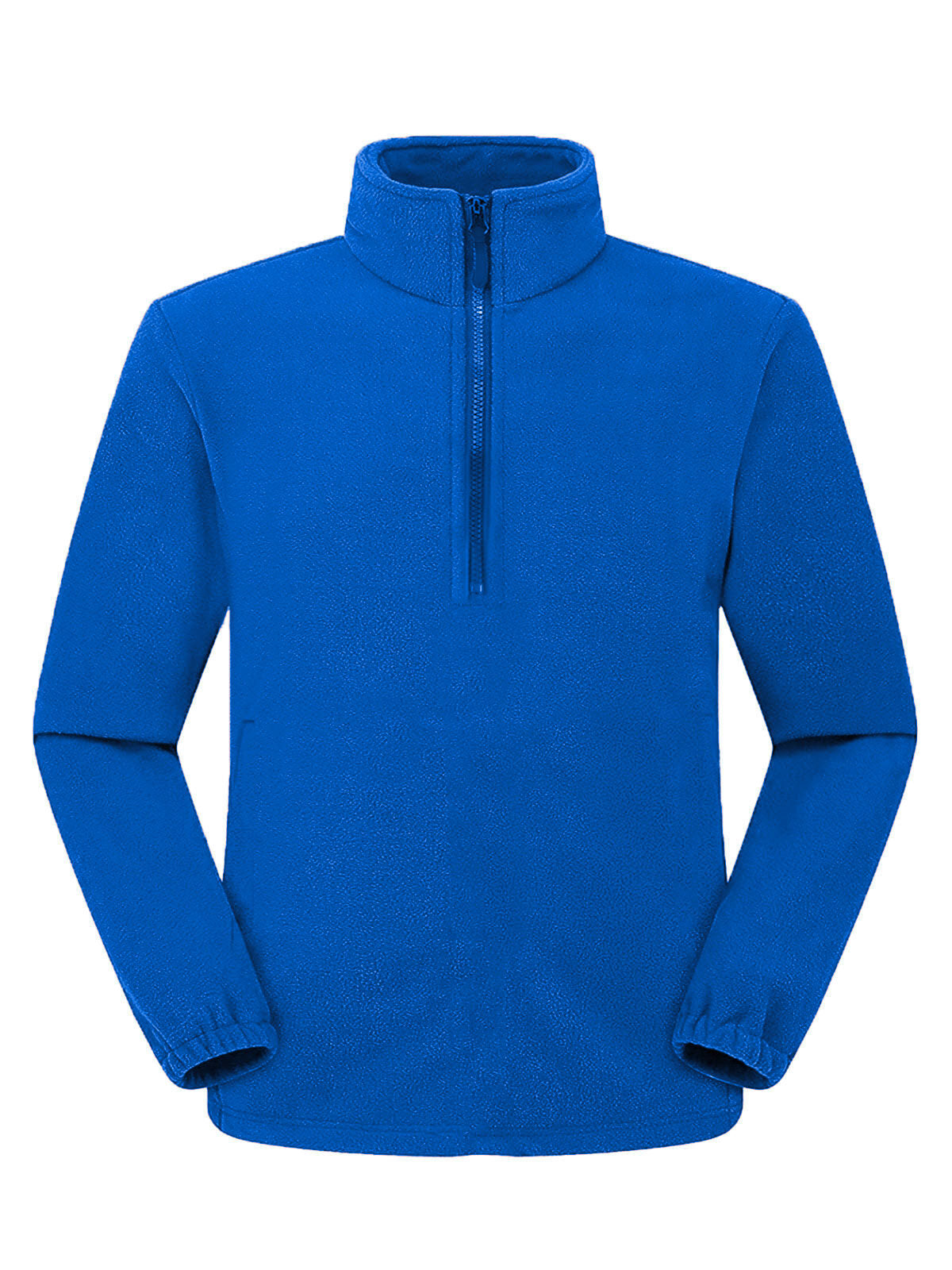 MICROPILE UOMO 100% POLIESTERE MEZZA ZIP - POLARIS BS