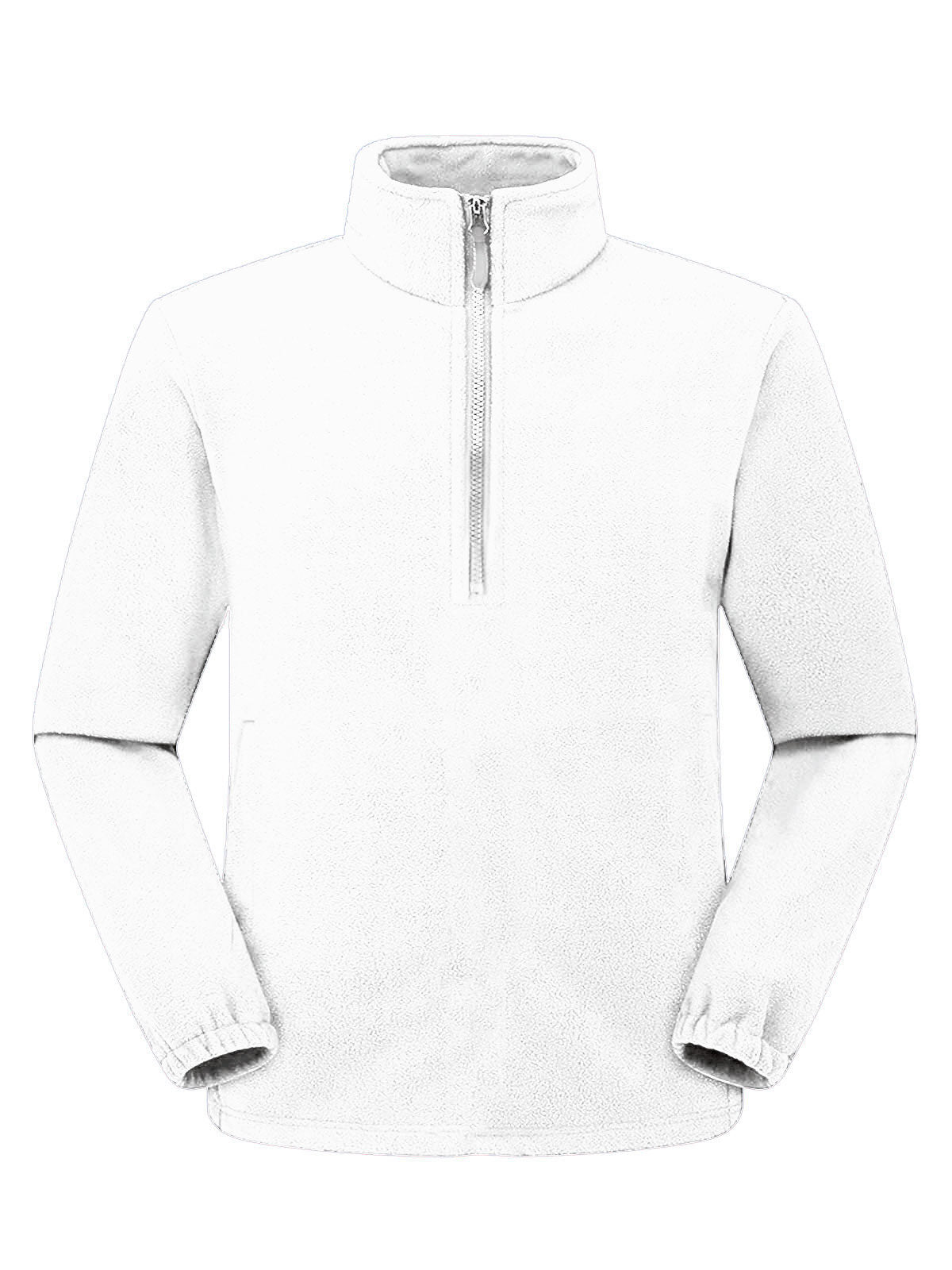 MICROPILE UOMO 100% POLIESTERE MEZZA ZIP - POLARIS BS