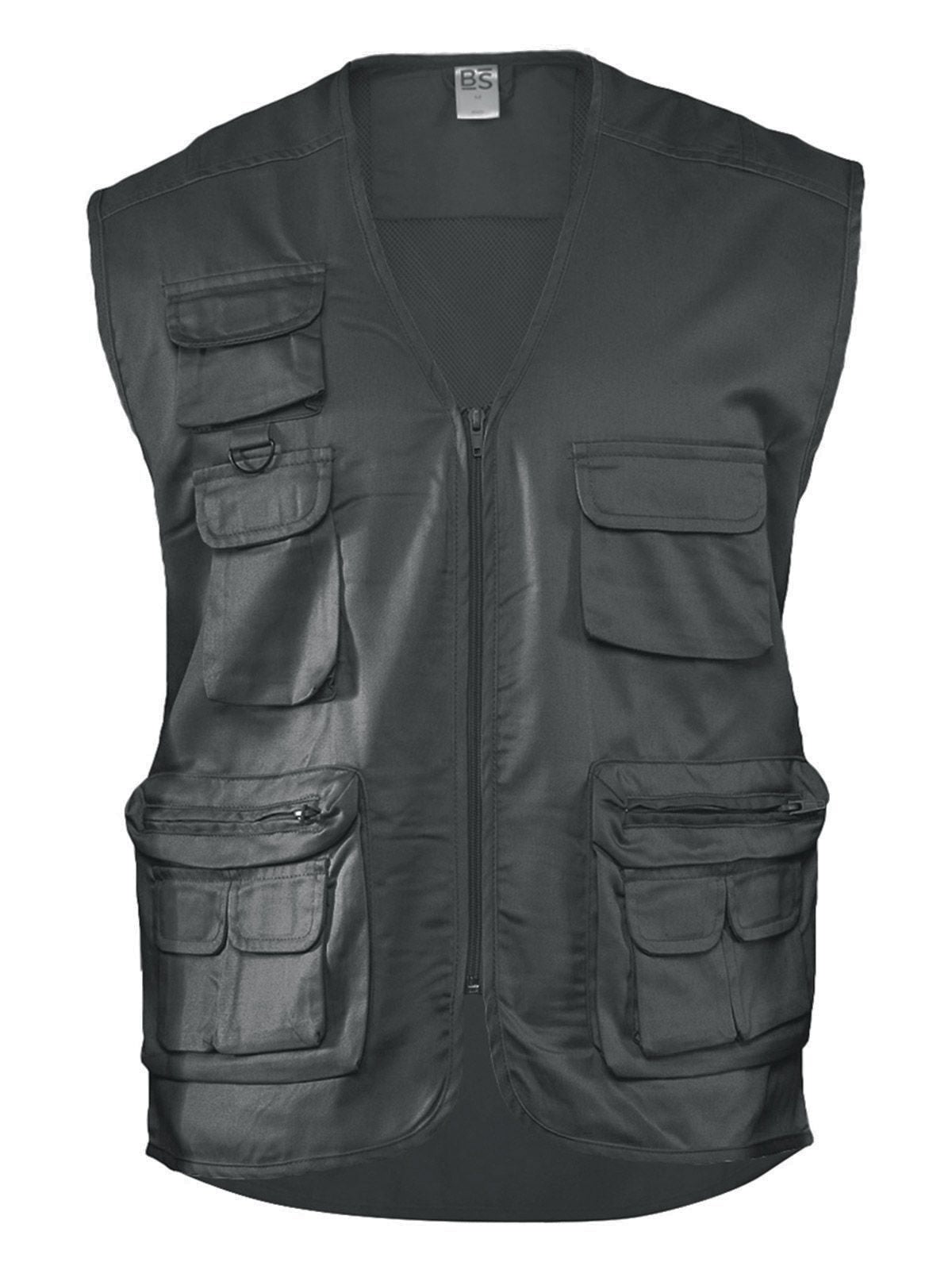 GILET UOMO 65% POLIESTERE 35% COTONE - REPORTER BS