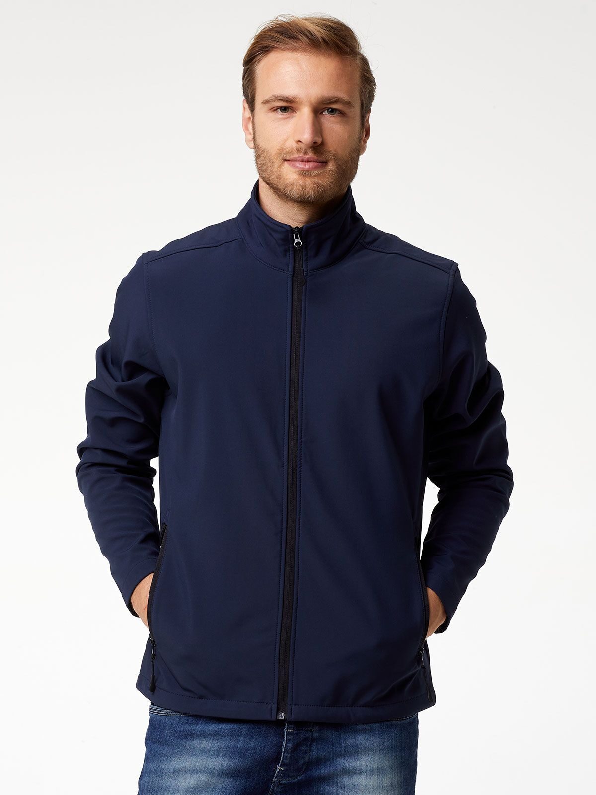 GIACCA SOFTSHELL UOMO IMPERMEABILE 96% POLIESTERE - VISITOR BS
