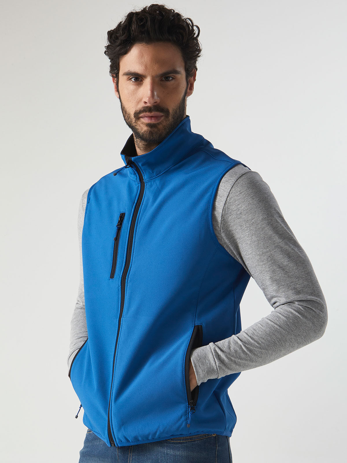 GILET SOFTSHELL UOMO 96% POLIESTERE IMPERMEABILE - TRAVELLER BS