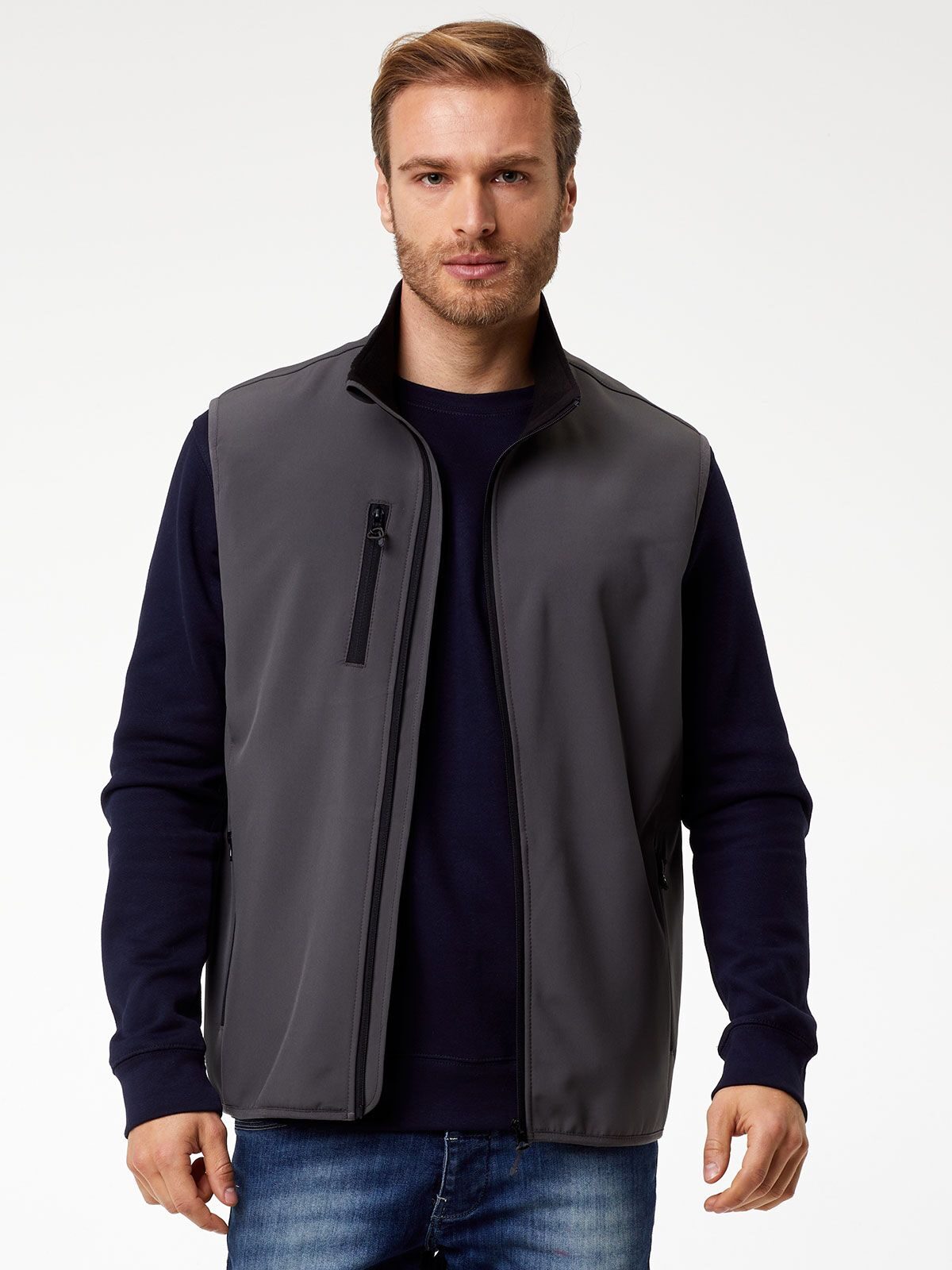 GILET SOFTSHELL UOMO 96% POLIESTERE IMPERMEABILE - TRAVELLER BS