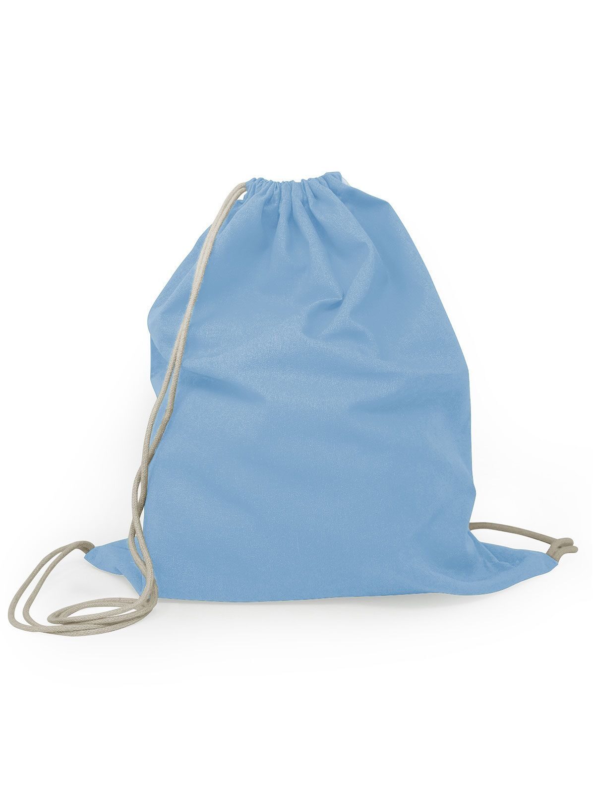 GYMSAC IN COTONE CON LACCI A CONTRASTO 100% COTONE - COTTON GYMSAC BS