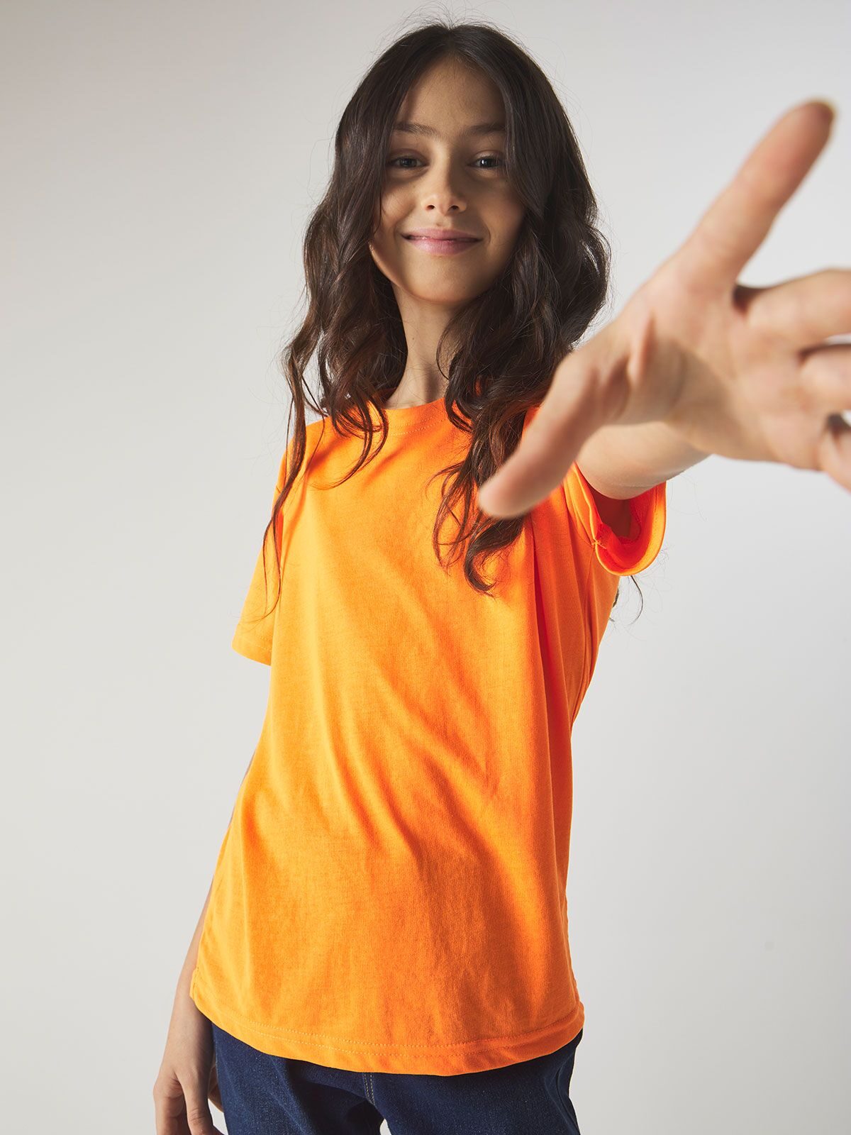 T-SHIRT POLIESTERE COTTON TOUCH KIDS - BS laterale
