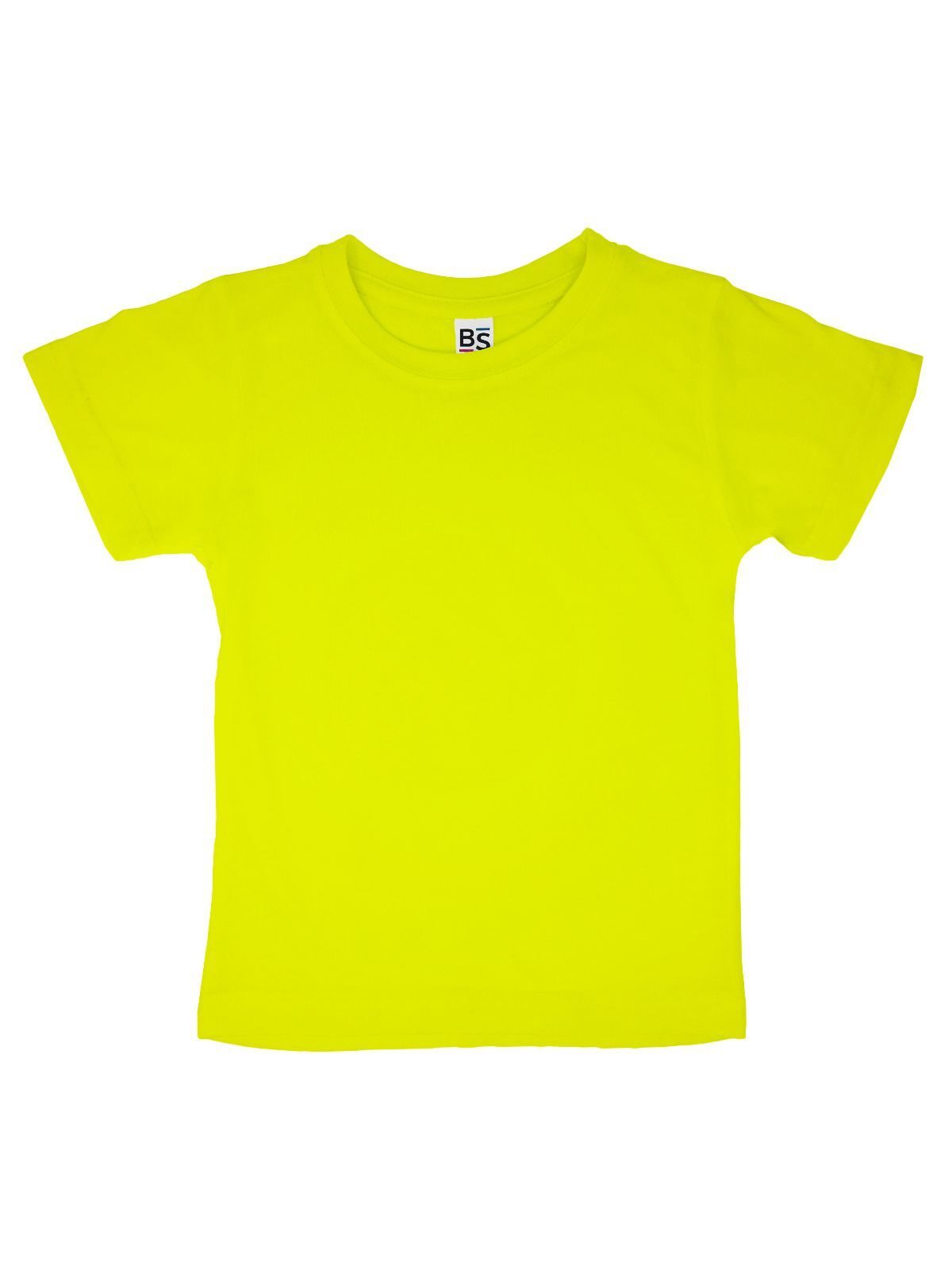 T-SHIRT POLIESTERE COTTON TOUCH KIDS - BSGiallo Fluo