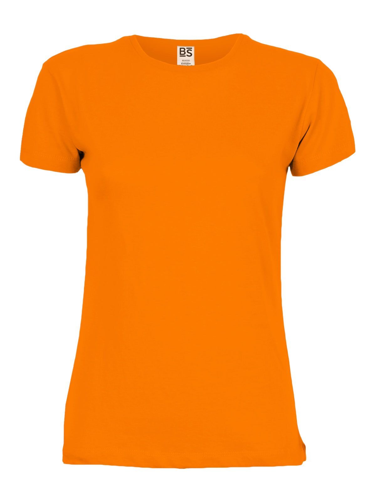 T-SHIRT POLIESTERE COTTON TOUCH DONNA - BSArancione Fluo