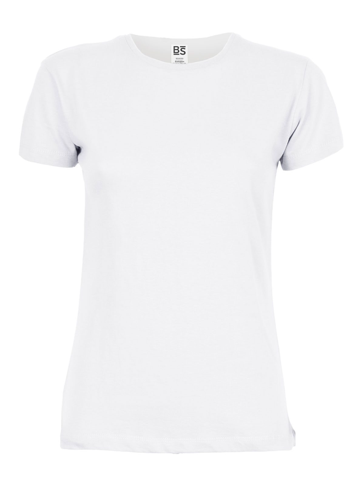 T-SHIRT POLIESTERE COTTON TOUCH DONNA - BSBianco