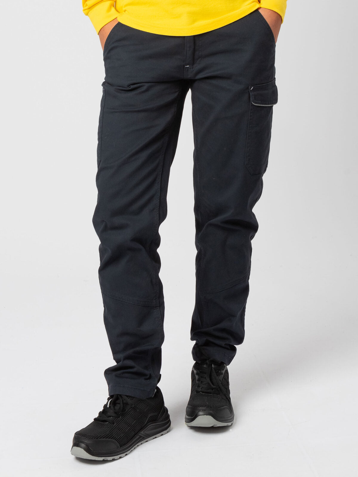 PANTALONE DA LAVORO DONNA MULTITASCHE CON INSERTI HIVIZ – STRETCH FIT | BS