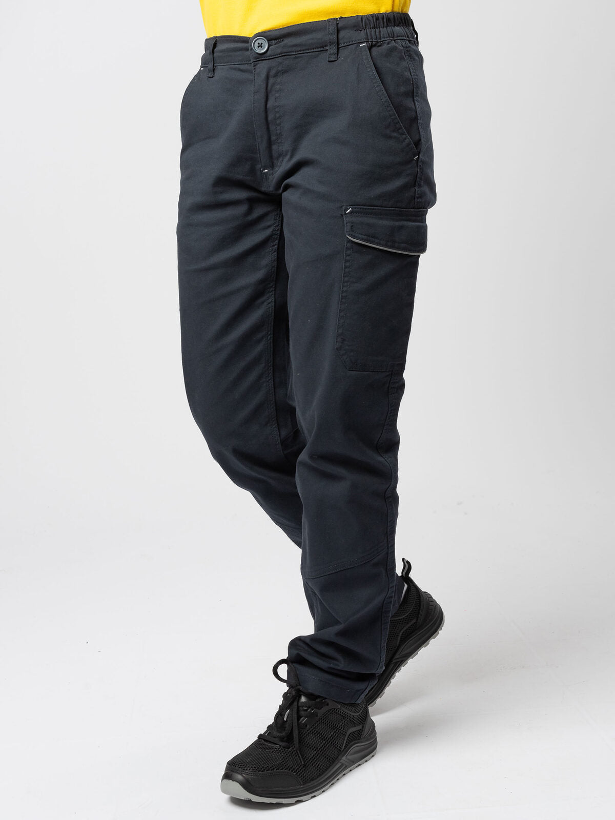 PANTALONE DA LAVORO DONNA MULTITASCHE CON INSERTI HIVIZ – STRETCH FIT | BS