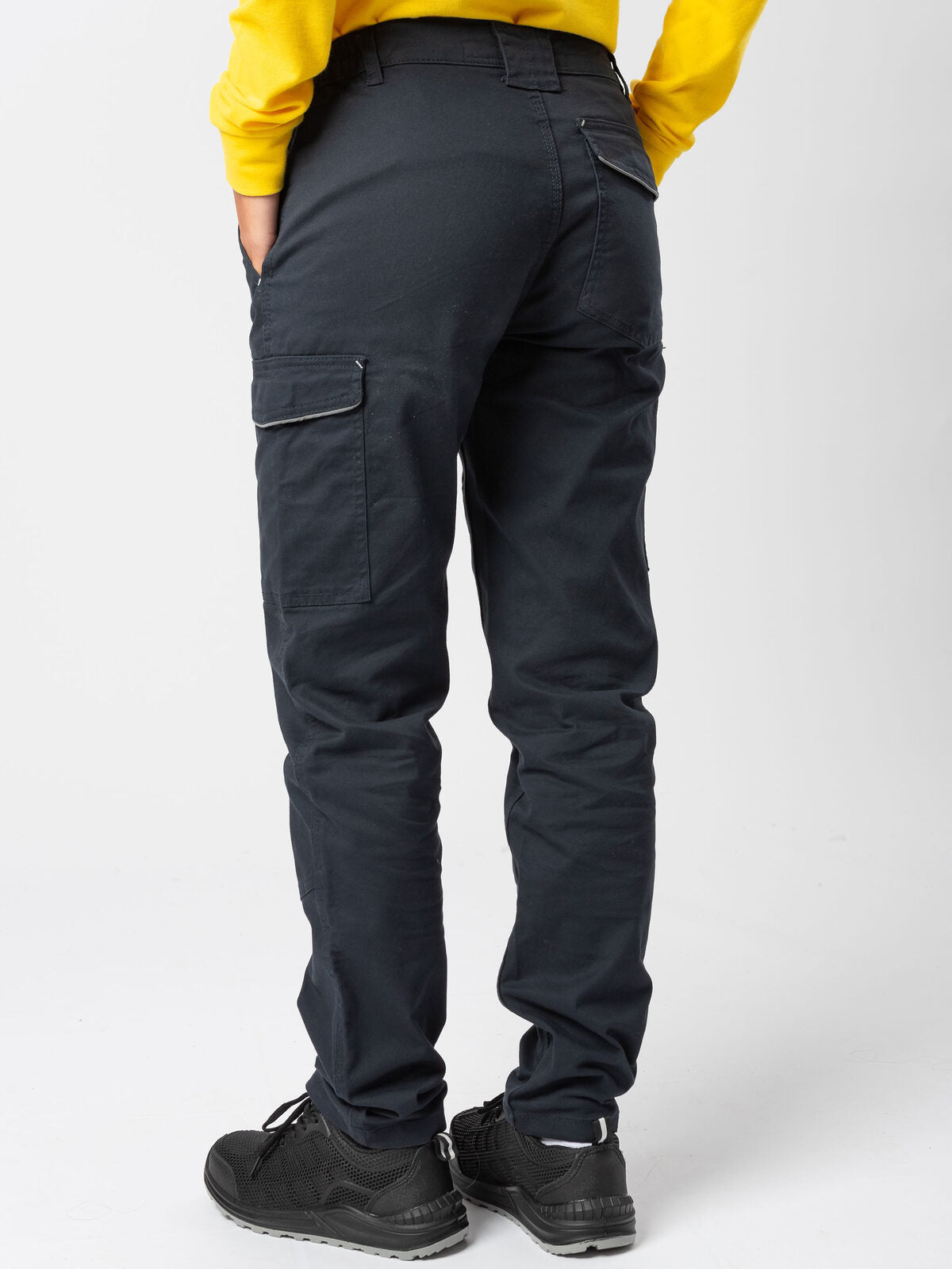 PANTALONE DA LAVORO DONNA MULTITASCHE CON INSERTI HIVIZ – STRETCH FIT | BS