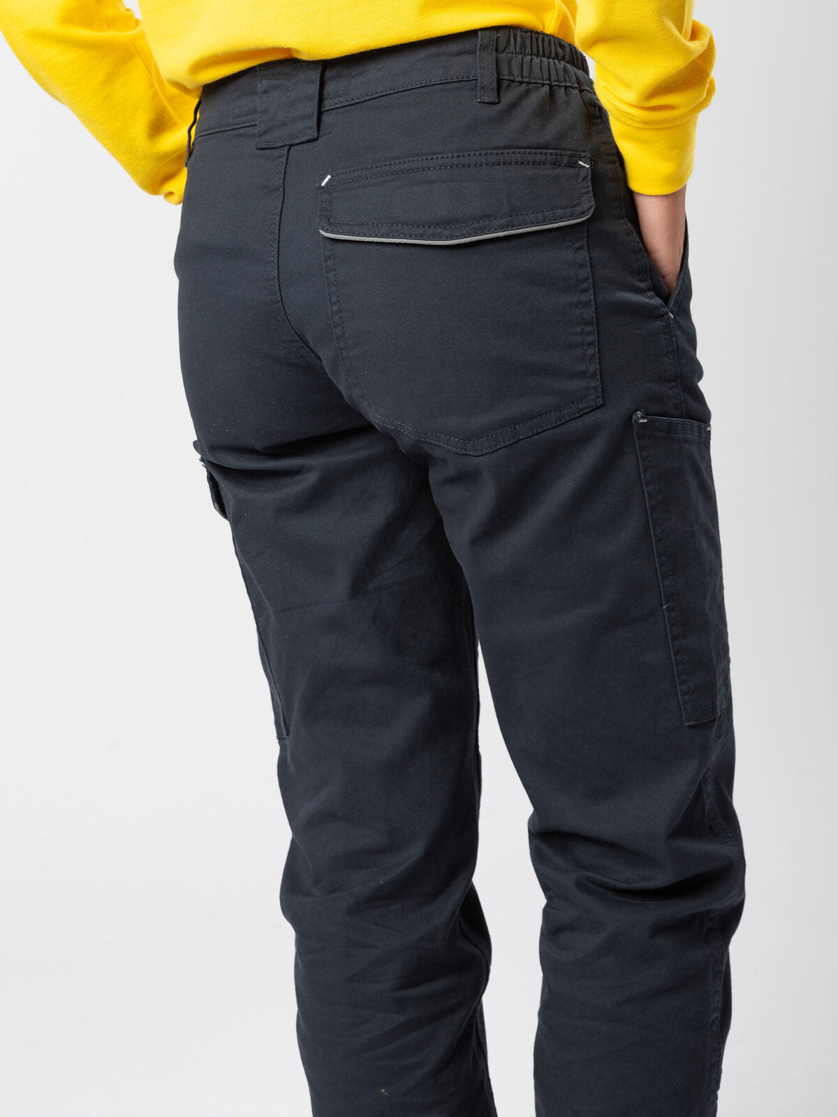 PANTALONE DA LAVORO DONNA MULTITASCHE CON INSERTI HIVIZ – STRETCH FIT | BS