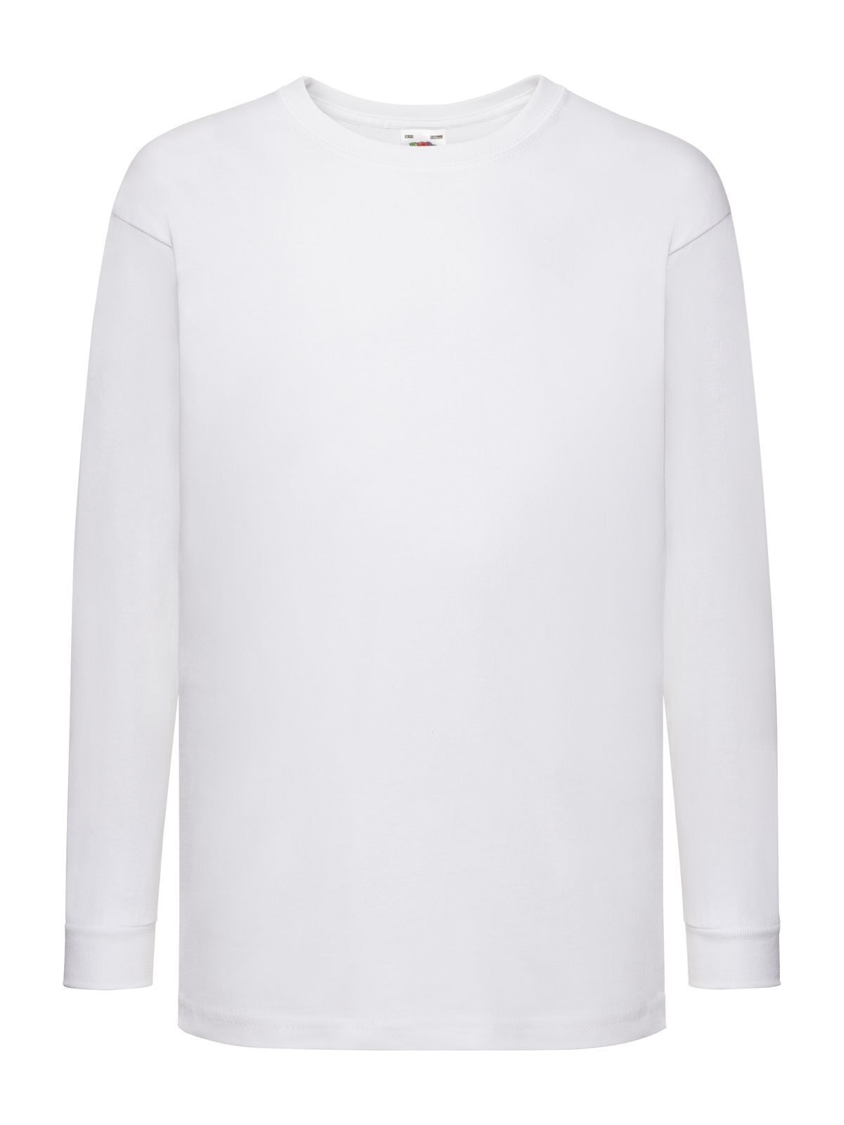T-SHIRT KIDS VALUEWEIGHT LONG SLEEVE T - FRUIT OF THE LOOMBianco