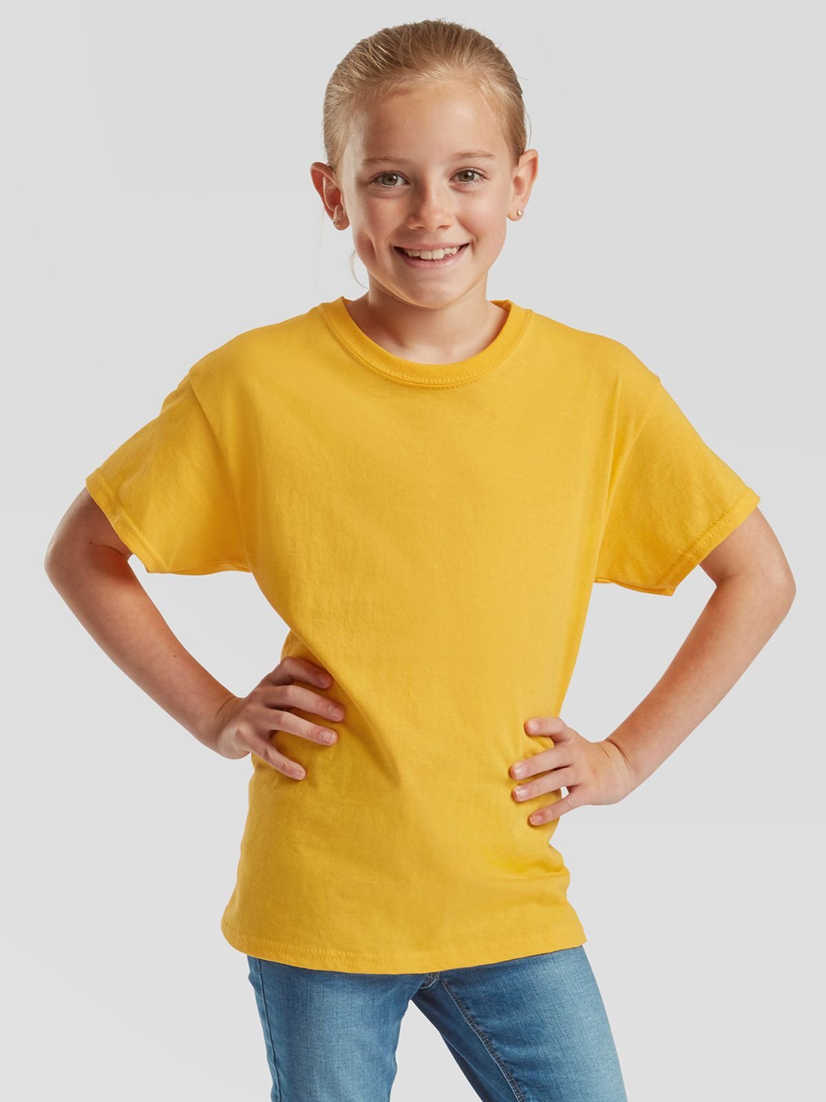 T-SHIRT KIDS ORIGINAL T - FRUIT OF THE LOOM fronte