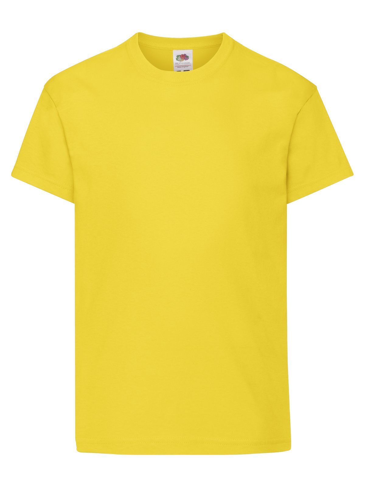 T-SHIRT KIDS ORIGINAL T - FRUIT OF THE LOOMGiallo