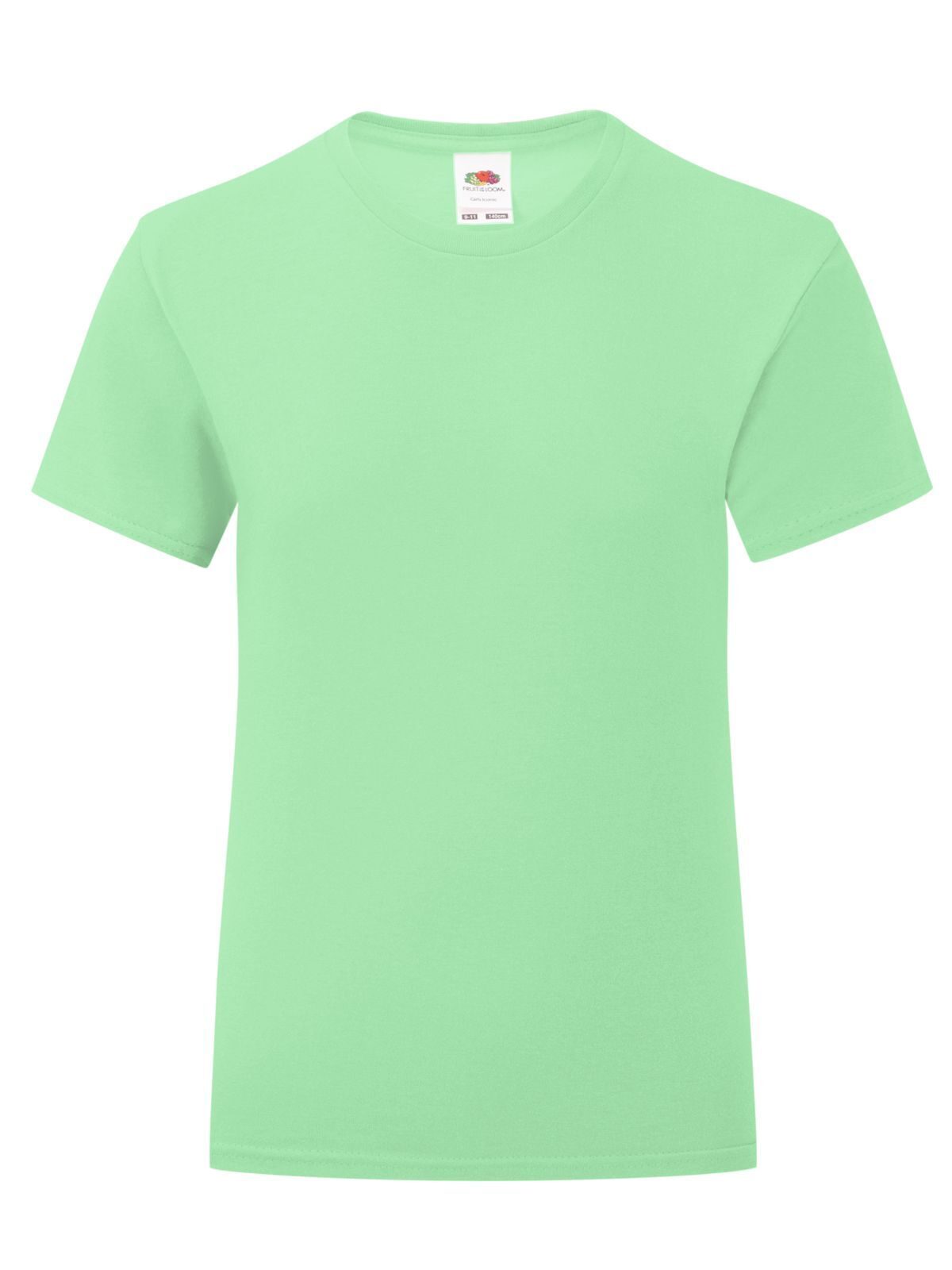 T-SHIRT GIRL ICONIC 150 T - FRUIT OF THE LOOMVerde Menta Neon